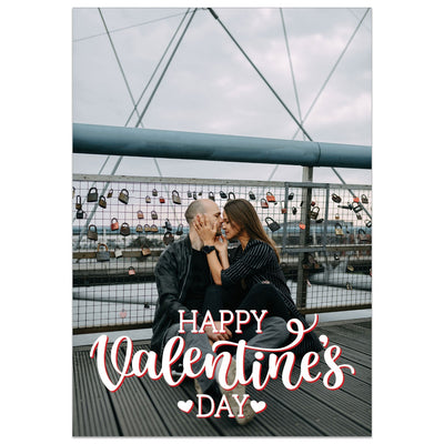 Happy Valentine's Day Full Photo Card