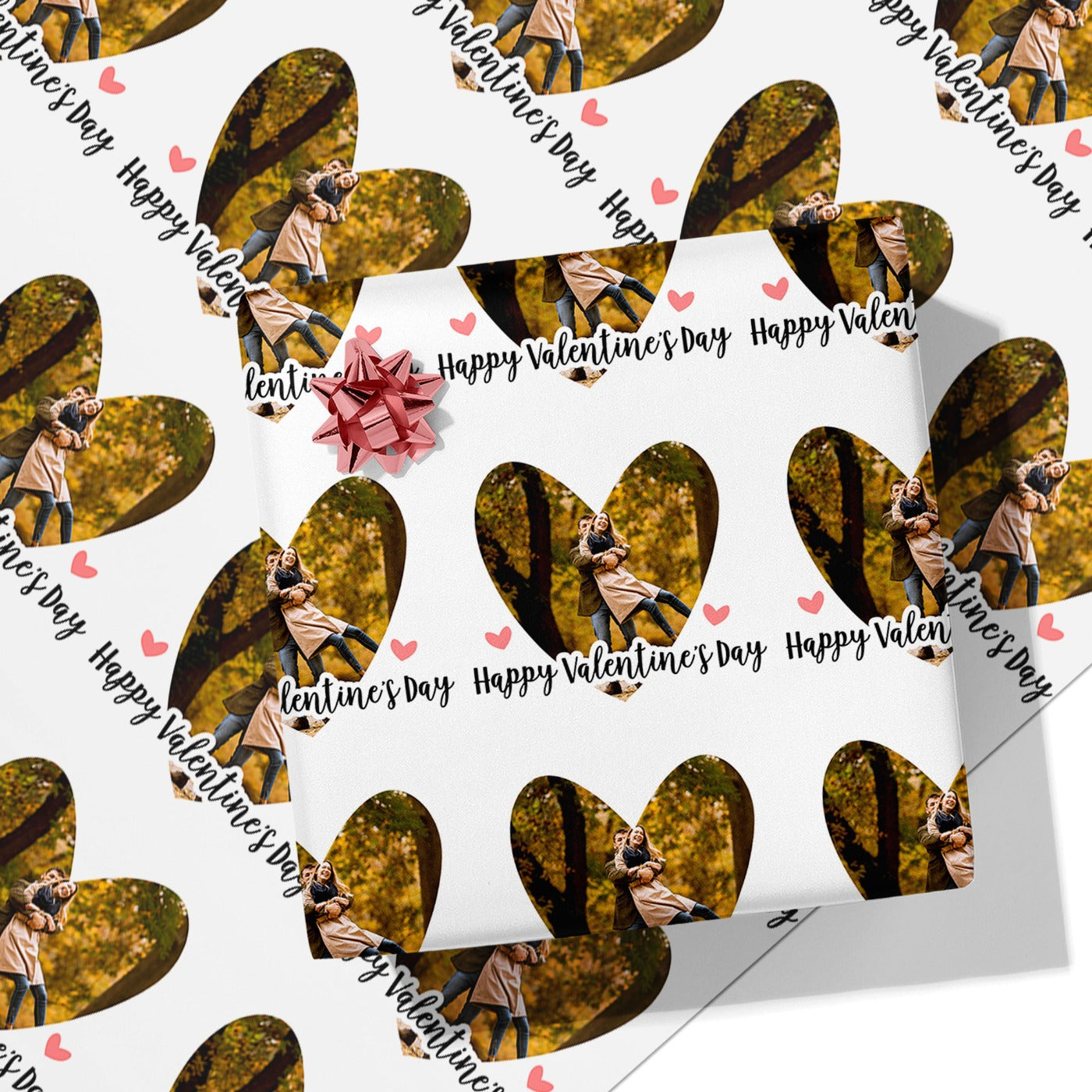Happy Valentine's Day Photo Wrapping Paper