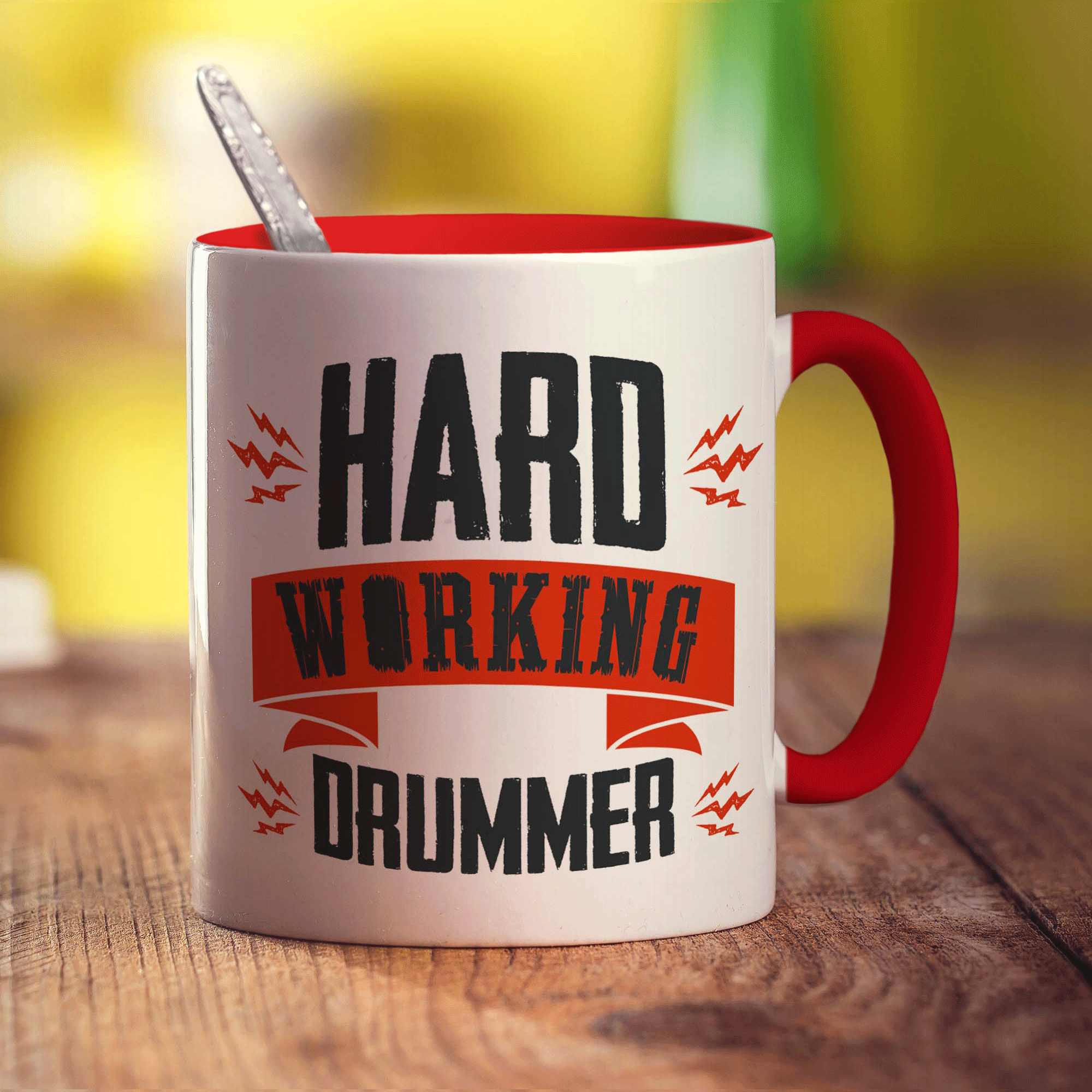 Hard Working Drummer Mug