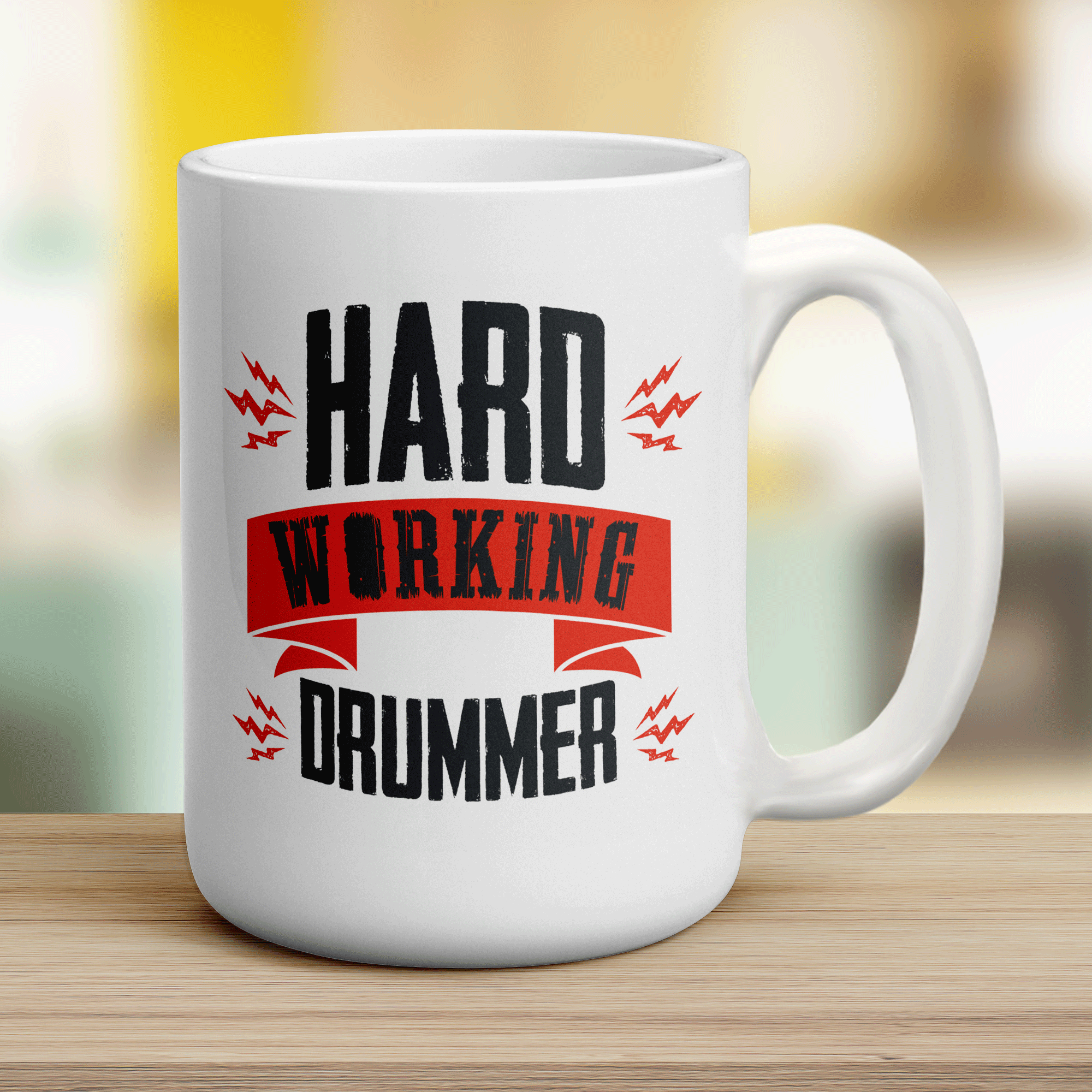 Hard Working Drummer Mug