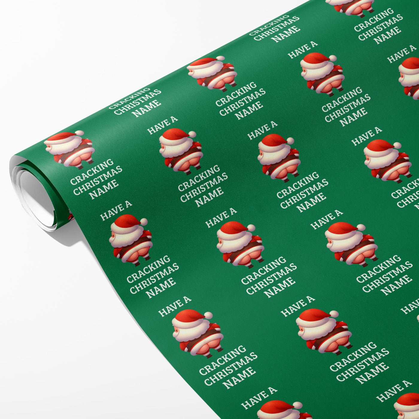 Have a Cracking Christmas Name Wrapping Paper