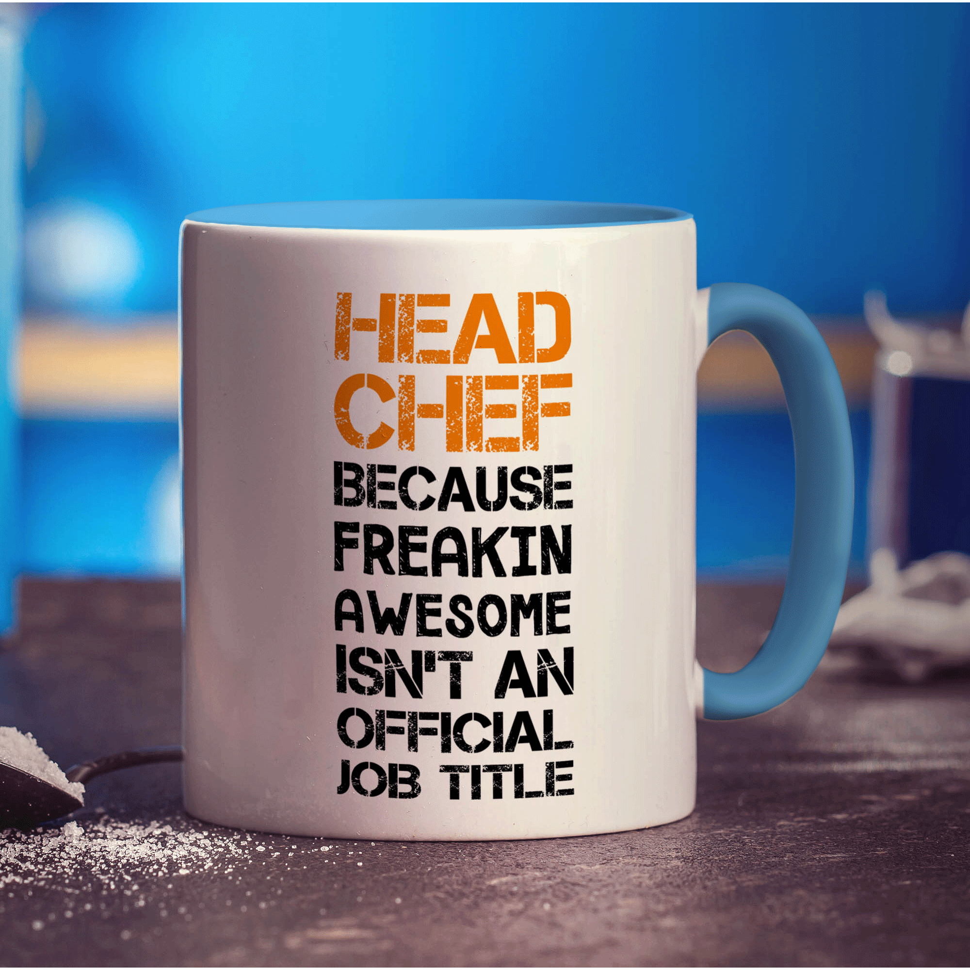 Head Chef Because Freakin' Awesome Isn't an Official Job Title Mug