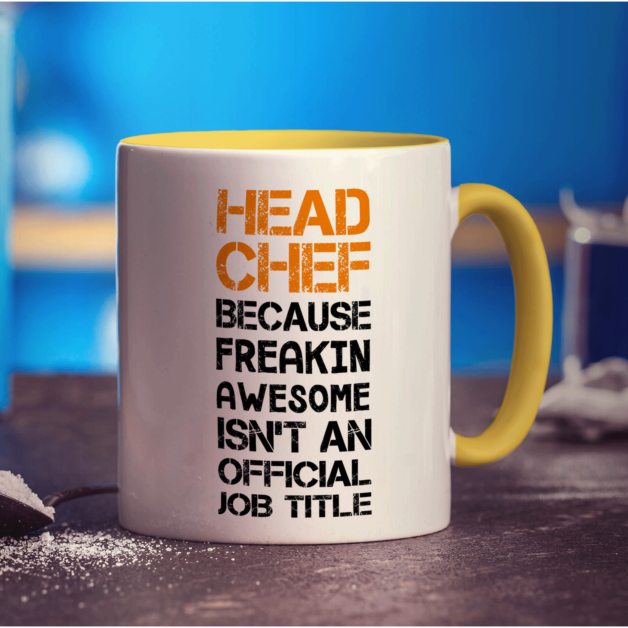 Head Chef Because Freakin' Awesome Isn't an Official Job Title Mug