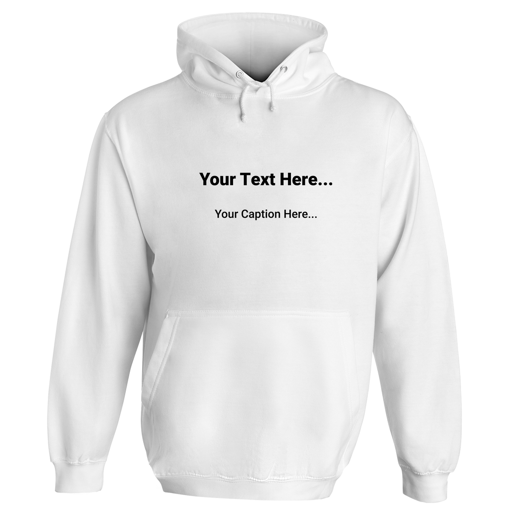 Personalised Header and Caption Hoodie