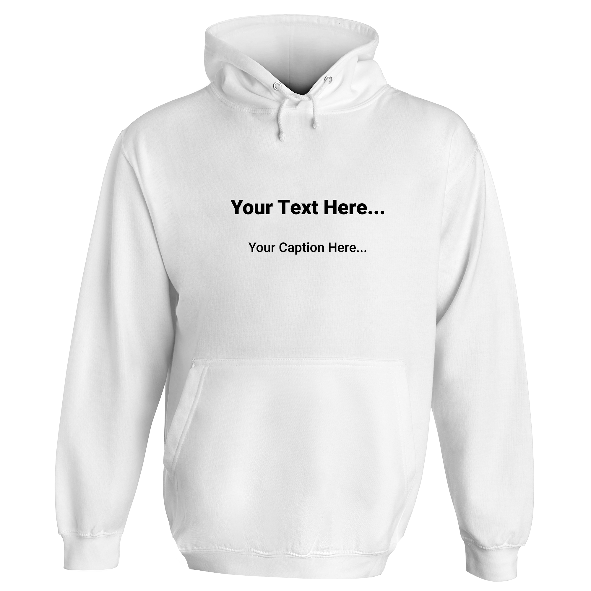 Personalised Header and Caption Hoodie