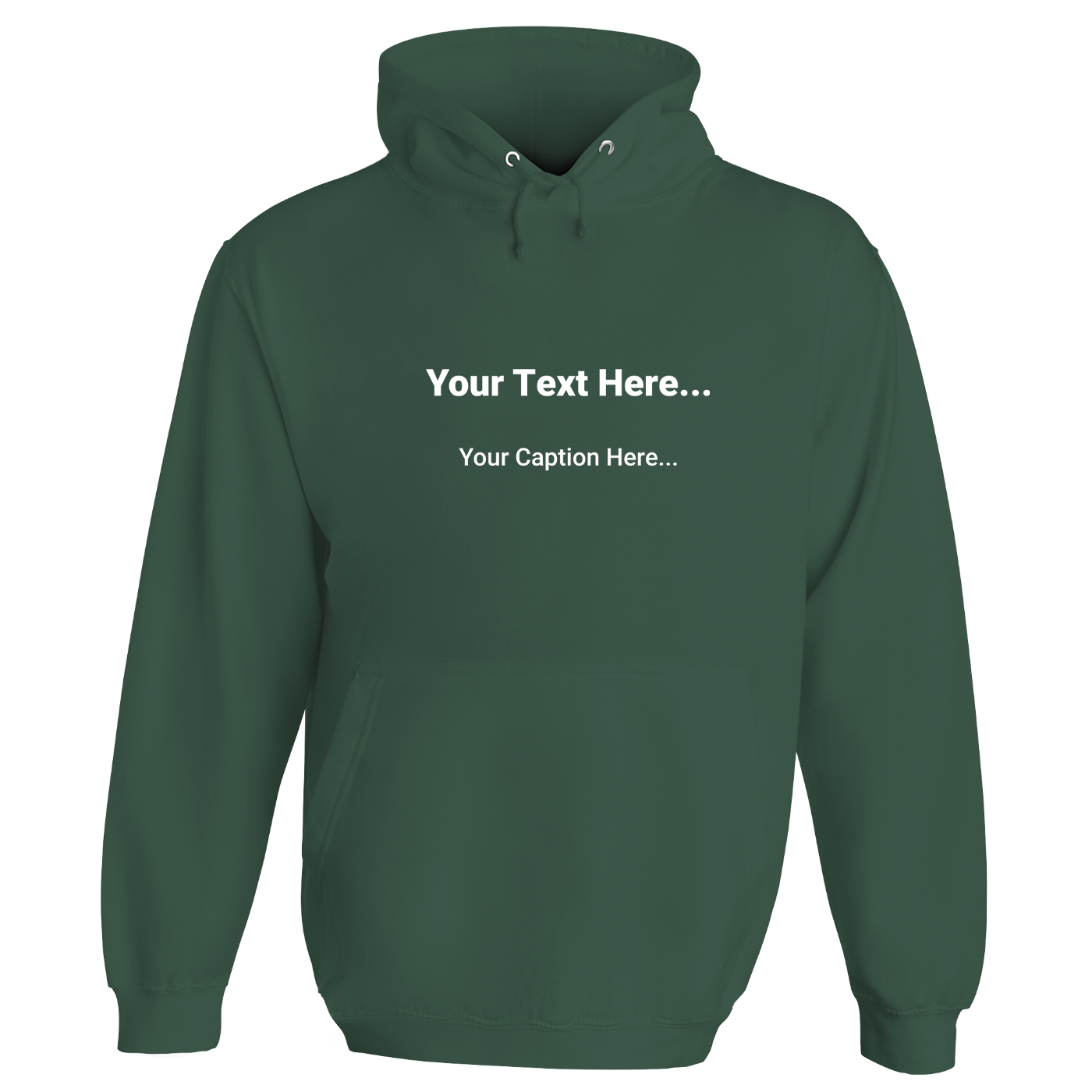 Personalised Header and Caption Hoodie