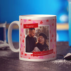 Heart Background Valentine's Day Photo Mug
