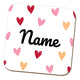 Heart Name Coaster