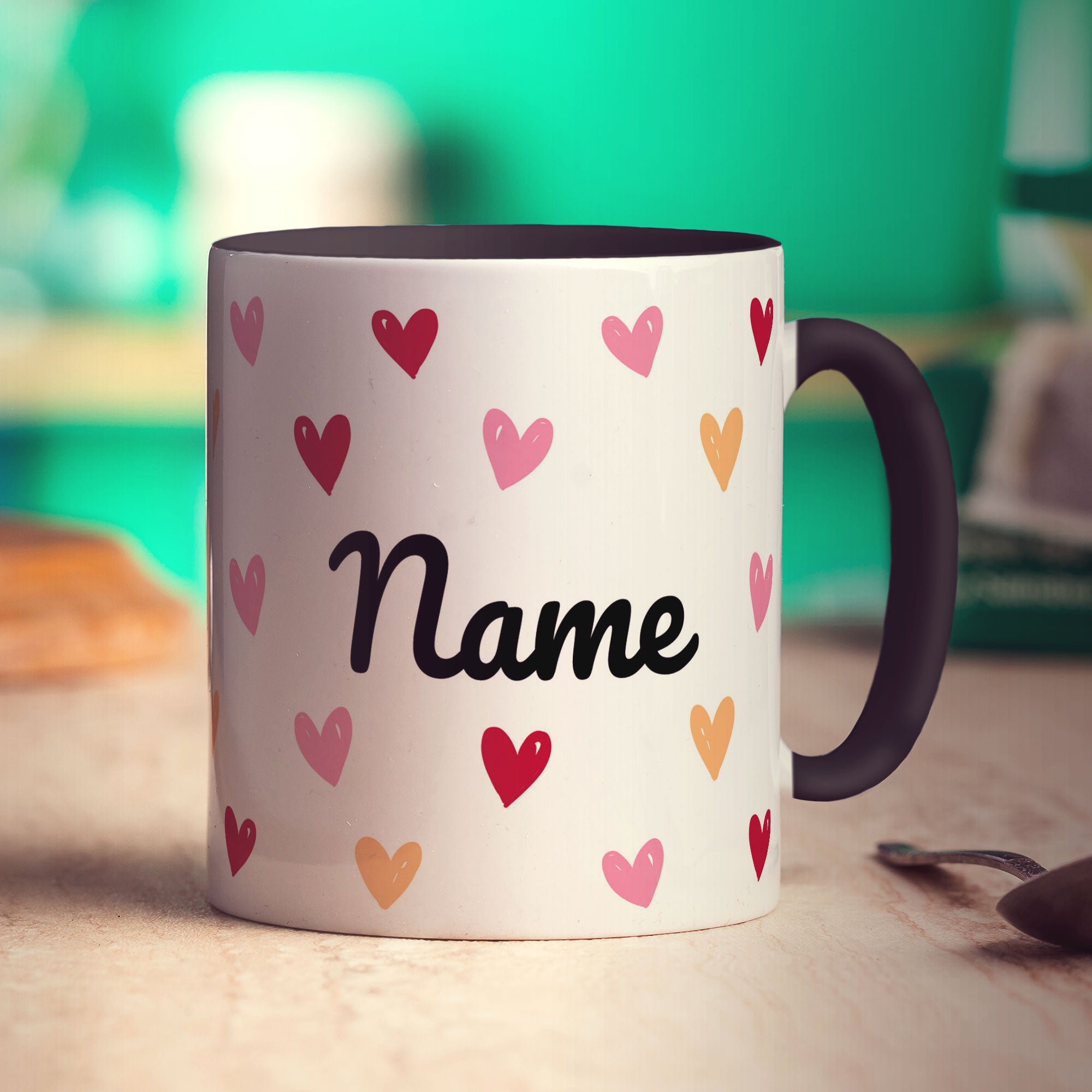 Heart Name Mug