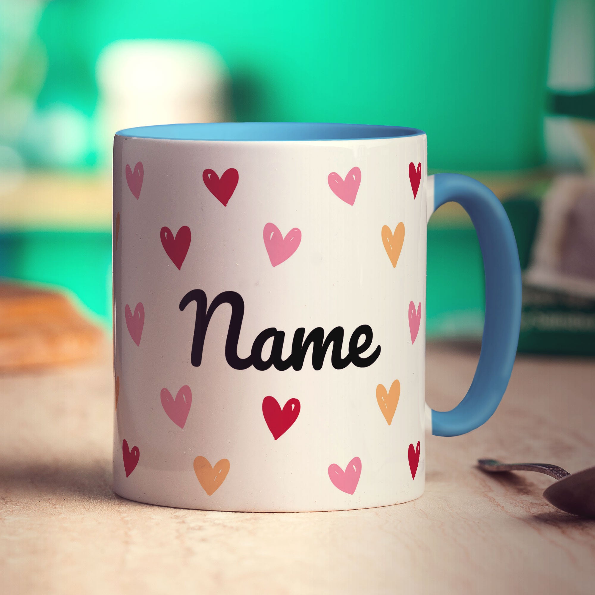 Heart Name Mug