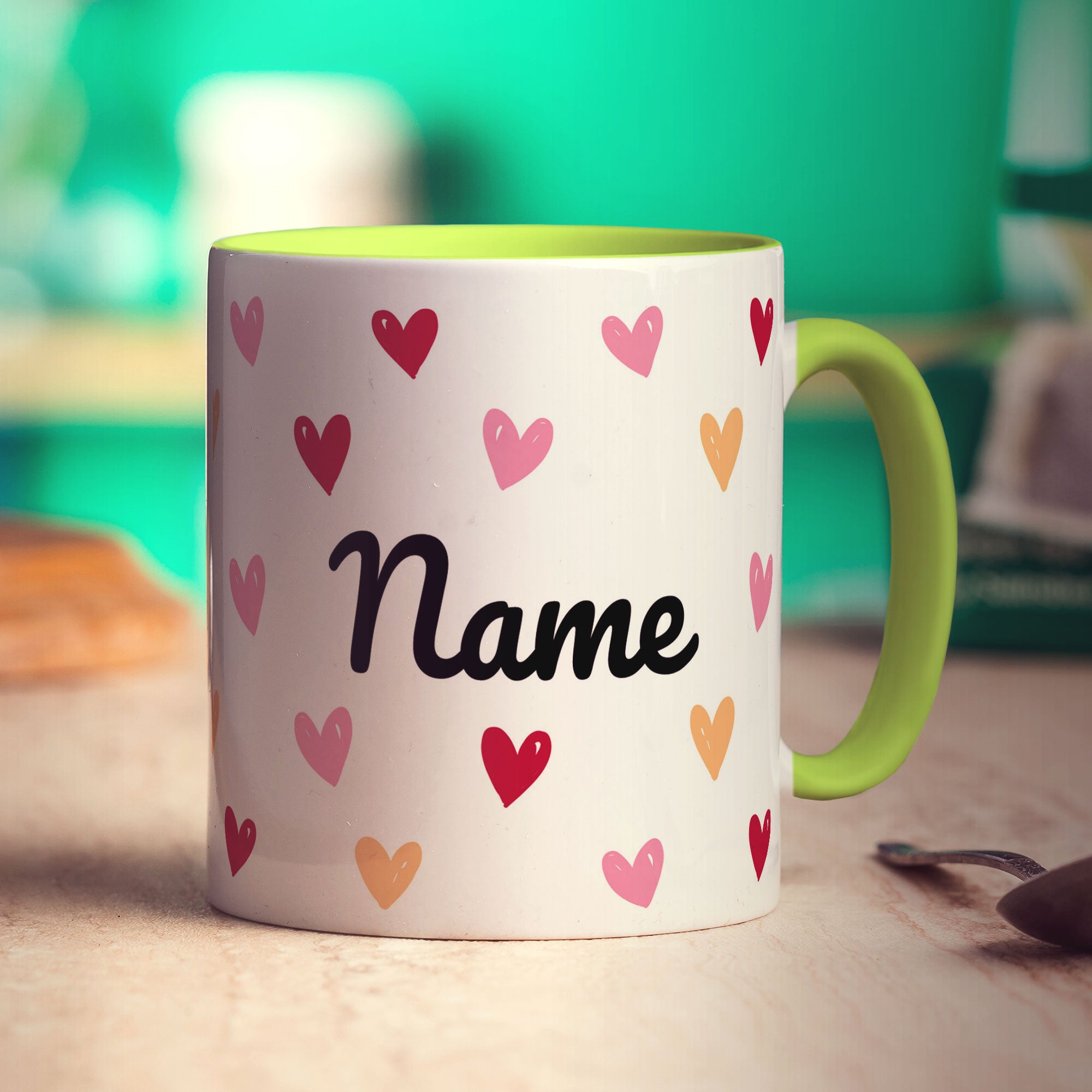 Heart Name Mug
