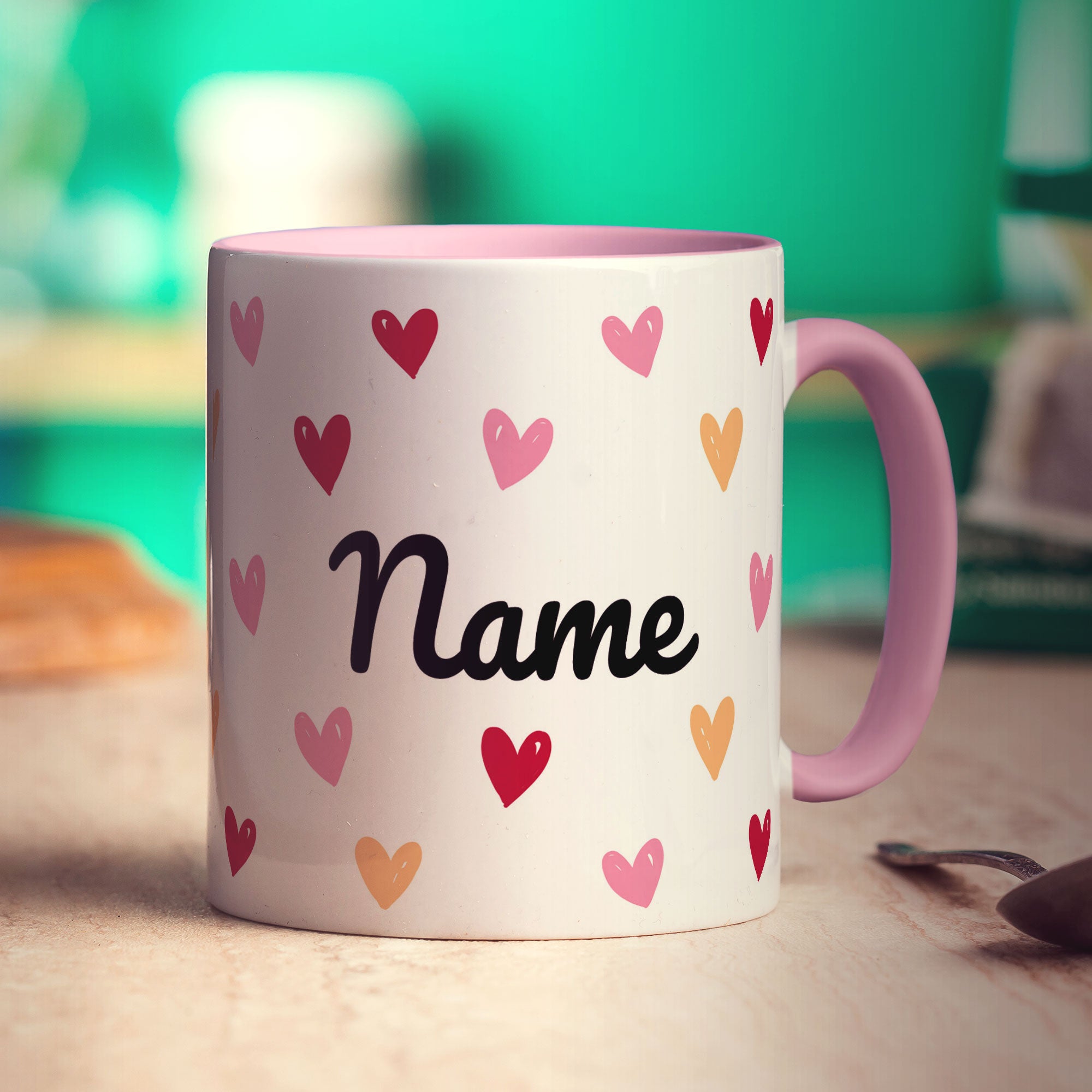 Heart Name Mug