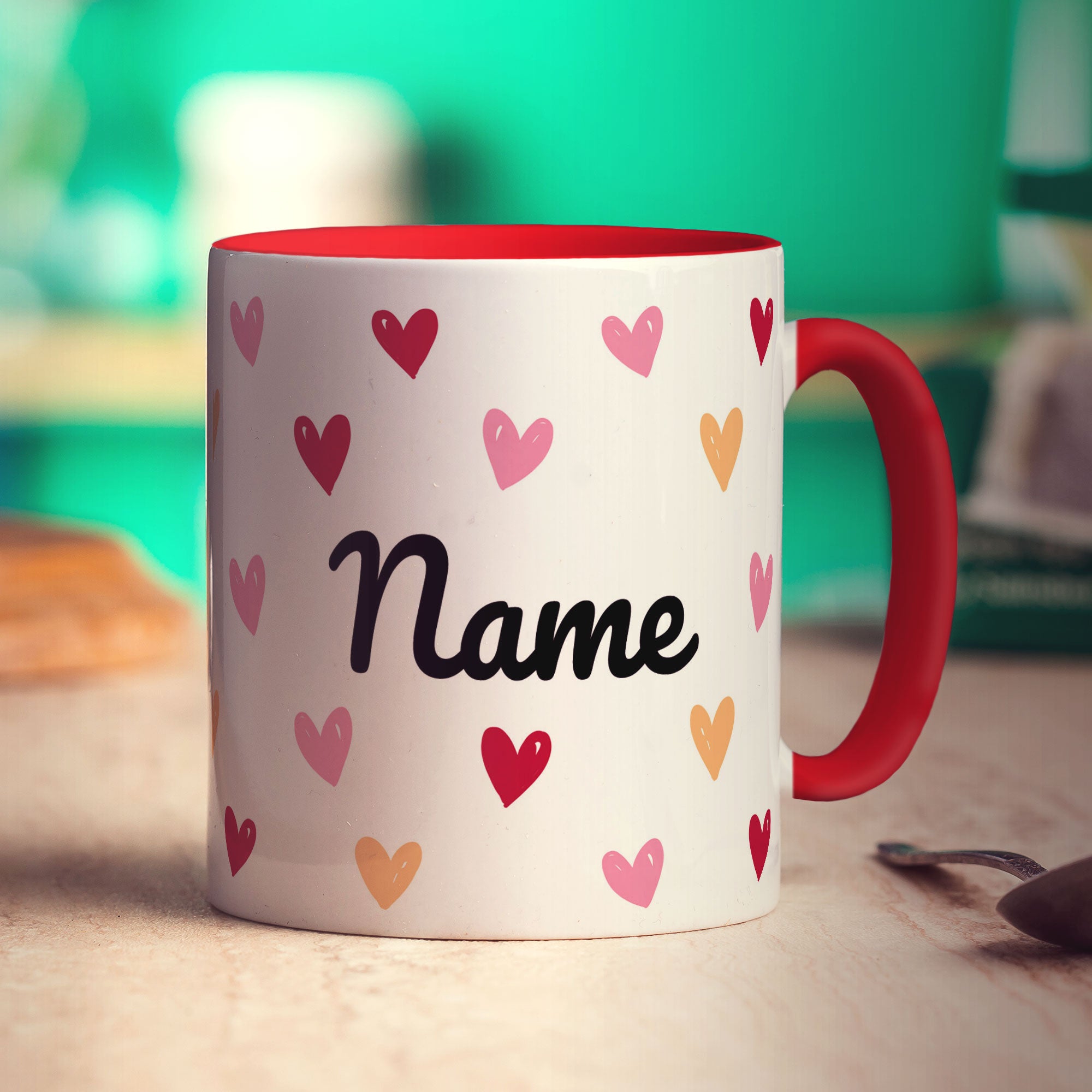Heart Name Mug