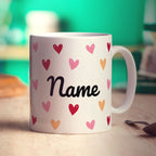 Heart Name Mug - Standard 330ml (11oz) / White