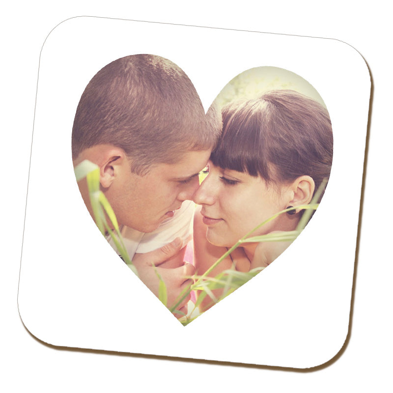 Heart Shaped Photo Coaster