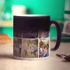Magic Heat Sensitive Double Sided 6 Photo Grid Collage Mug