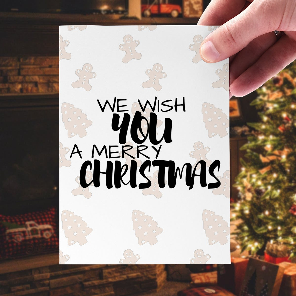 Merry Christmas Gingerbread Card