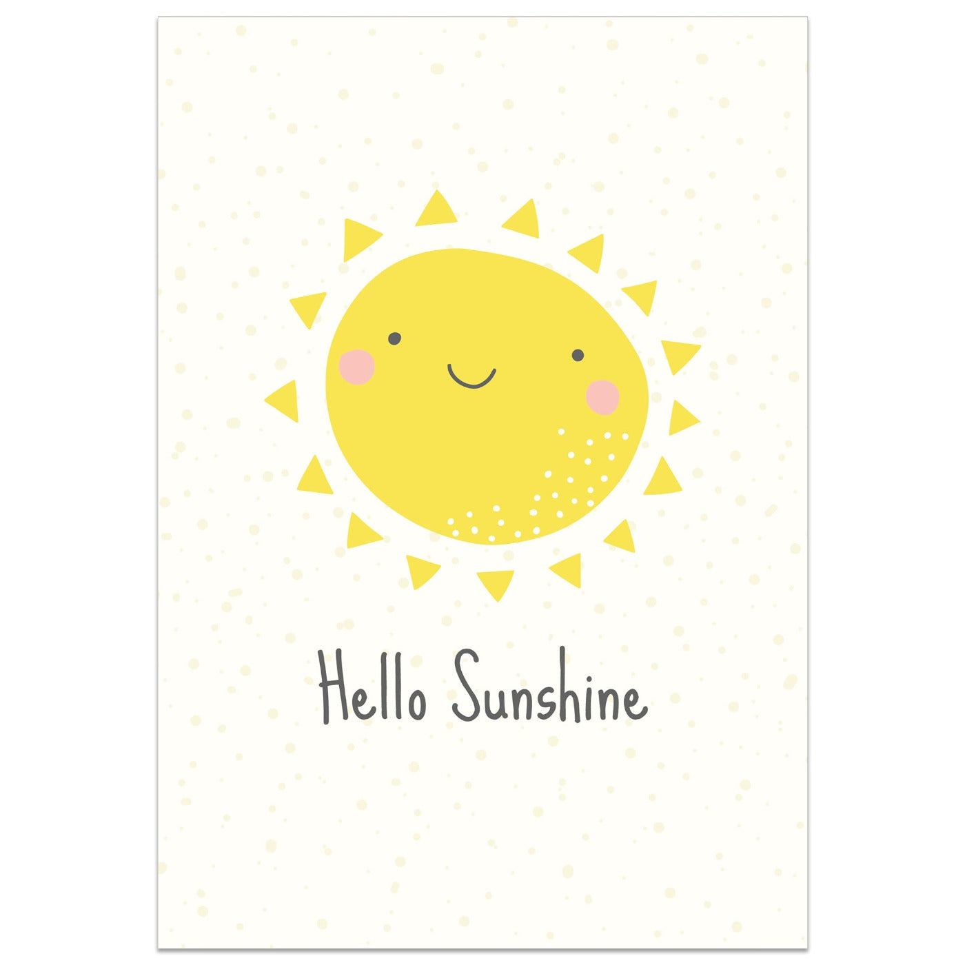 Hello Sunshine New Baby Card