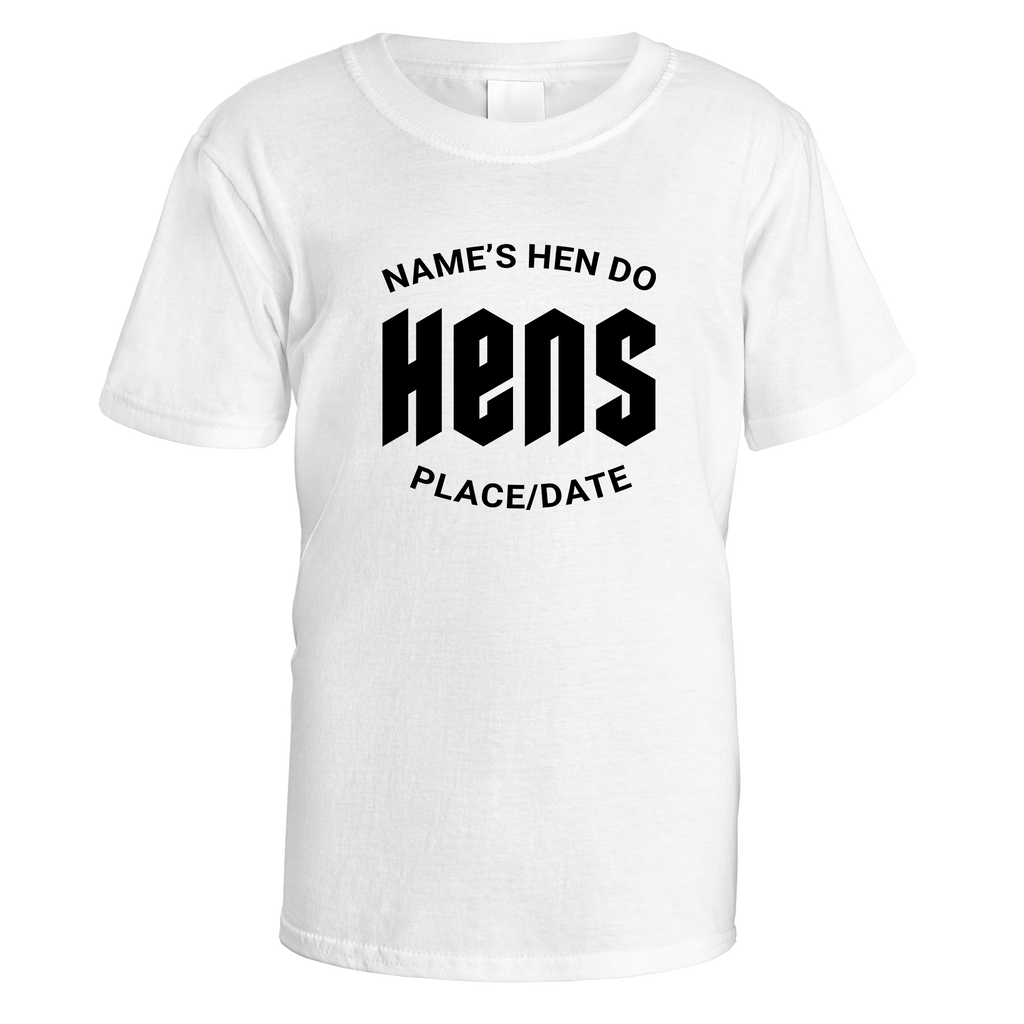 Blackletter Hens Hen Do T-Shirt
