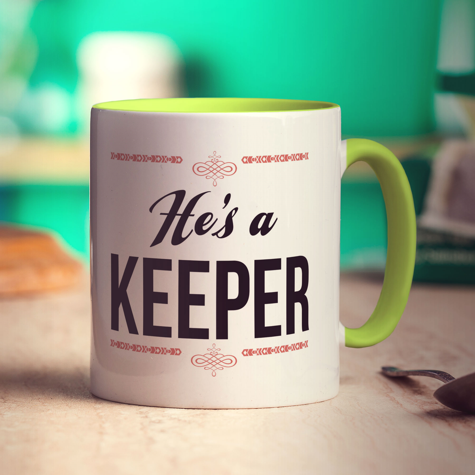 He's a Keeper Mug