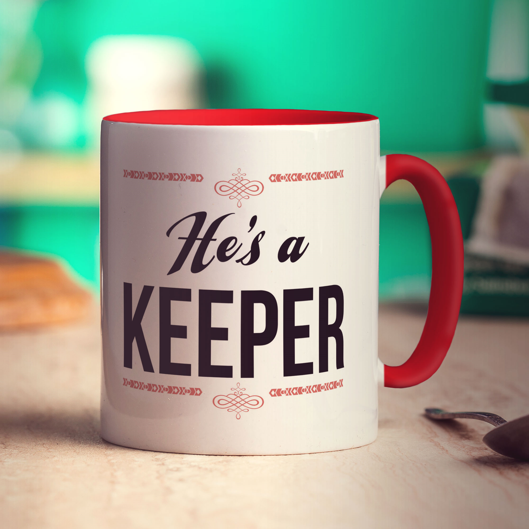He's a Keeper Mug