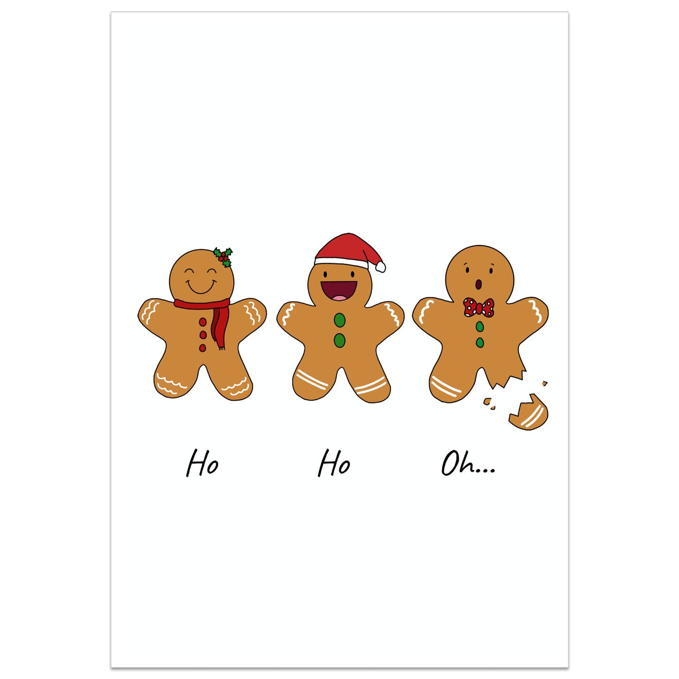 Ho Ho Oh Christmas Card
