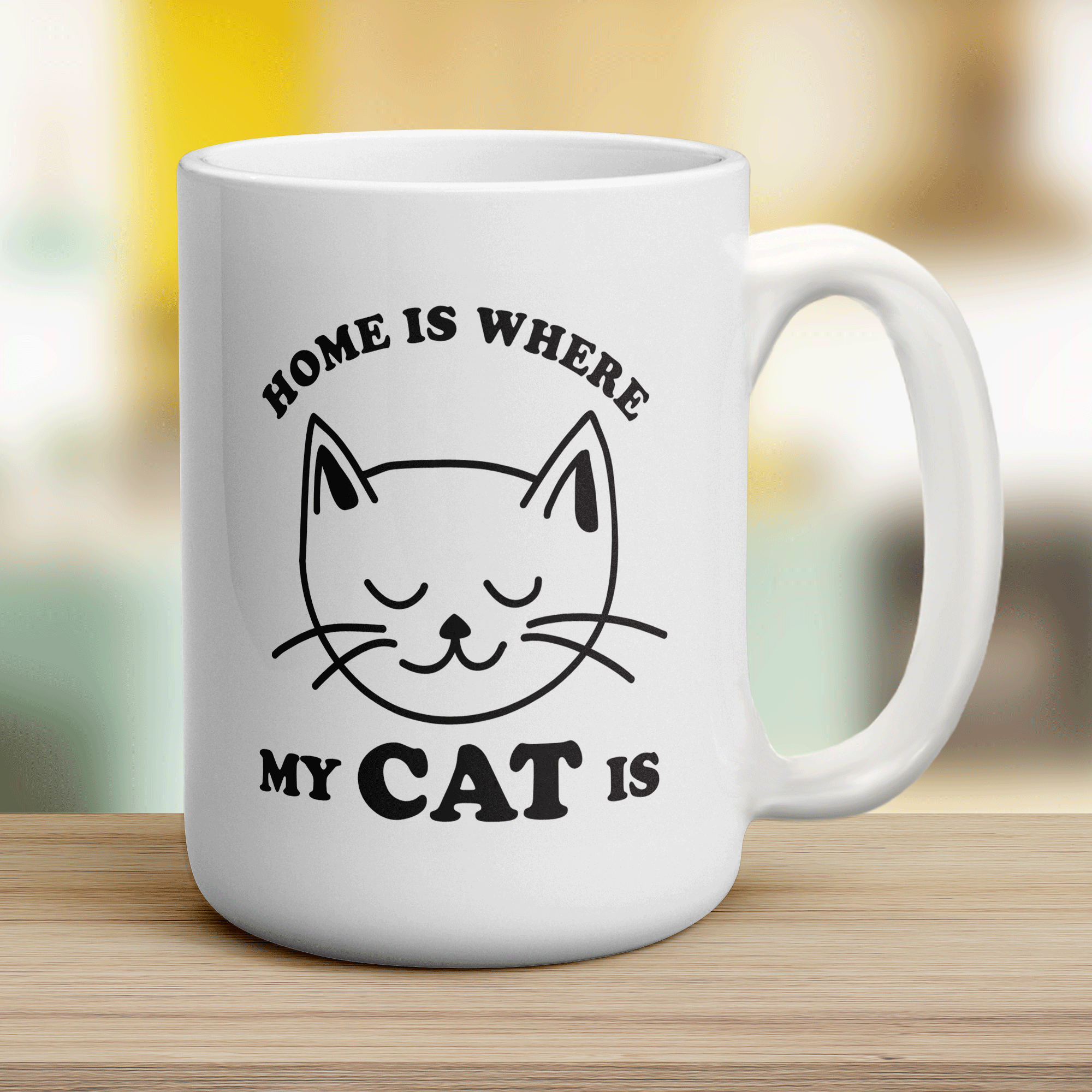Home is Where My Cat is Mug