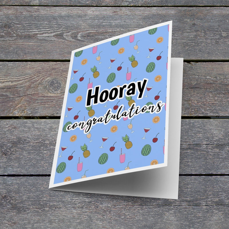 Hooray Congratulations Card