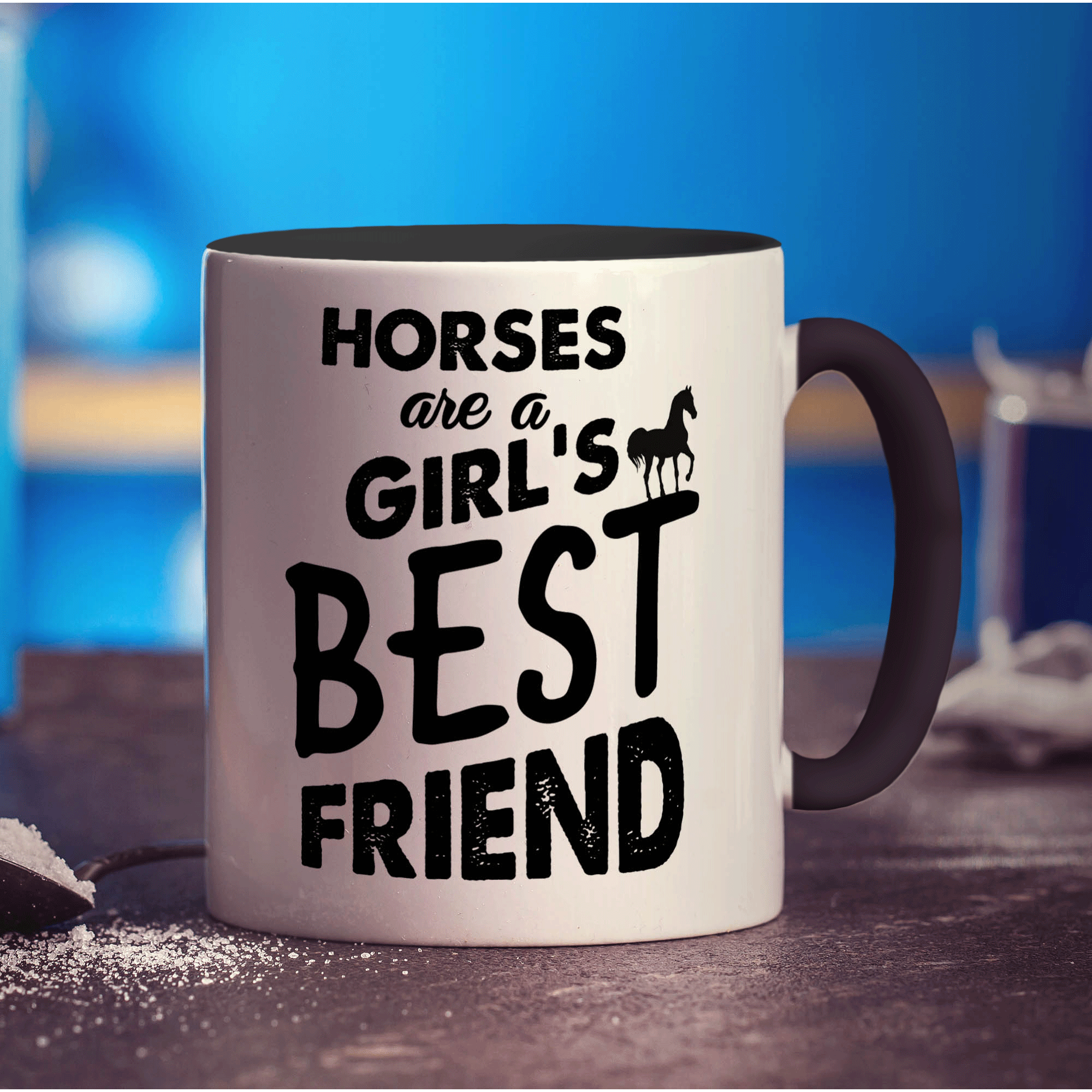 Horses are a Girl's Best Friend Mug