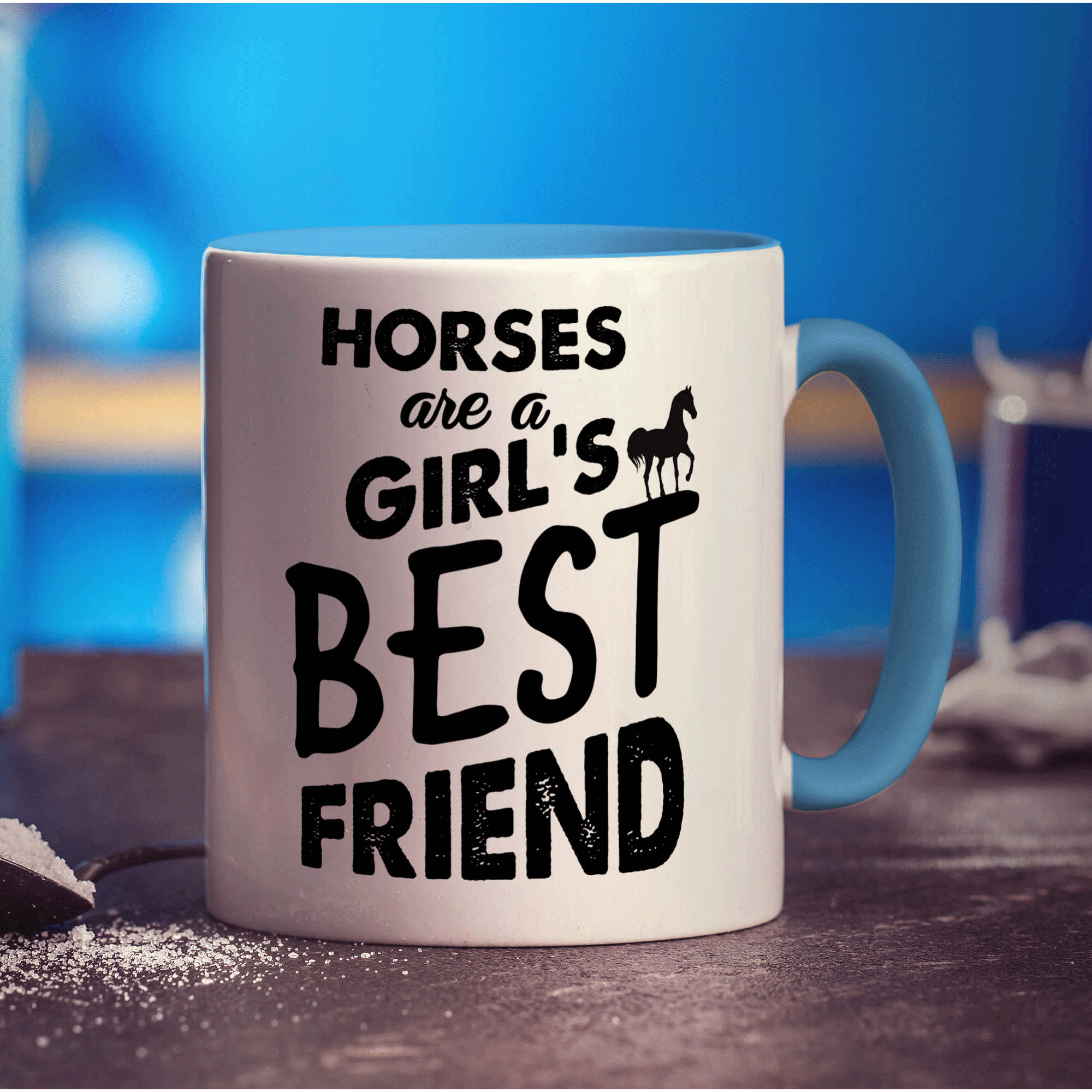 Horses are a Girl's Best Friend Mug