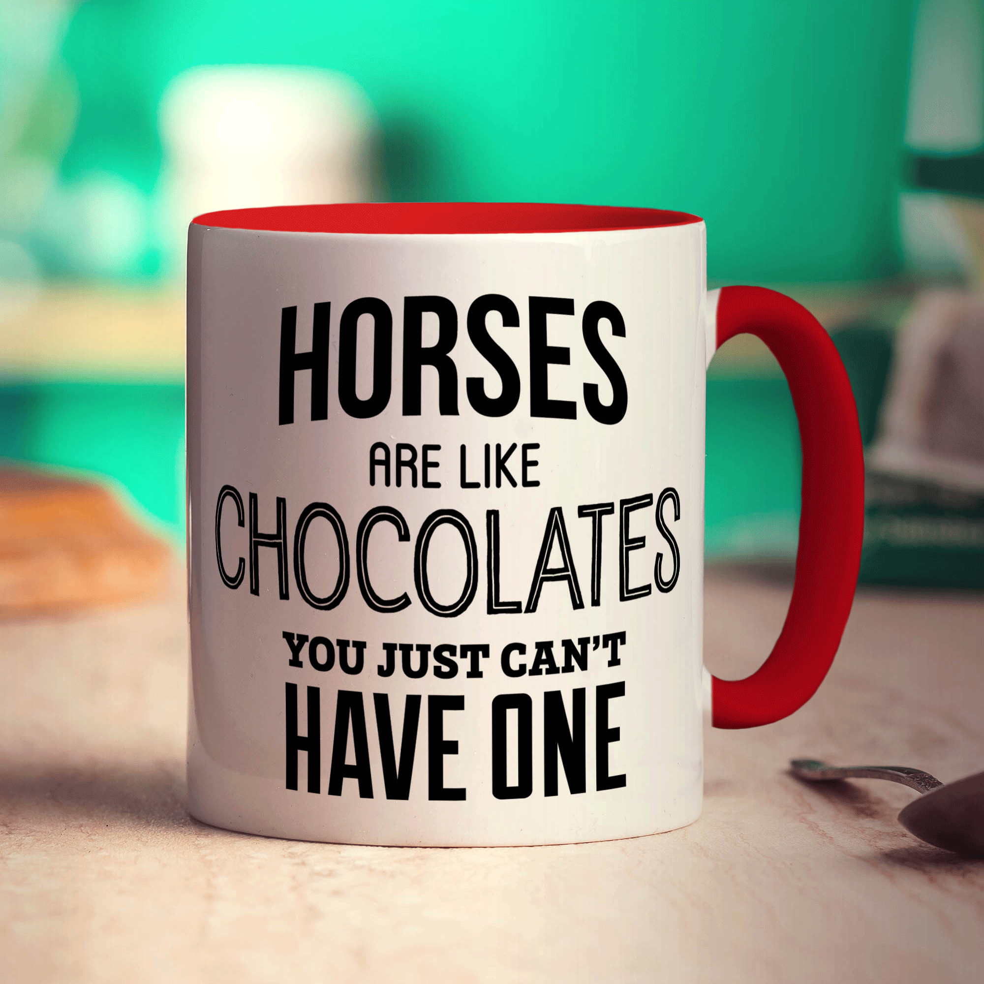 Horses are Like Chocolates You Just Can't Have One Mug - Standard 330ml (11oz) / Red