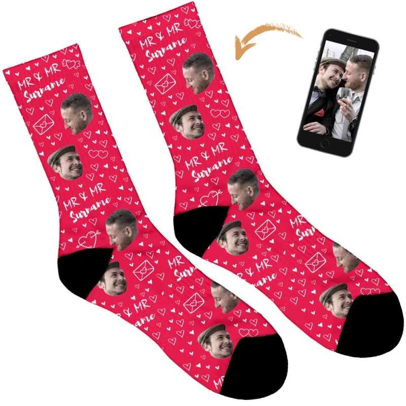 Mr & Mr Wedding Socks