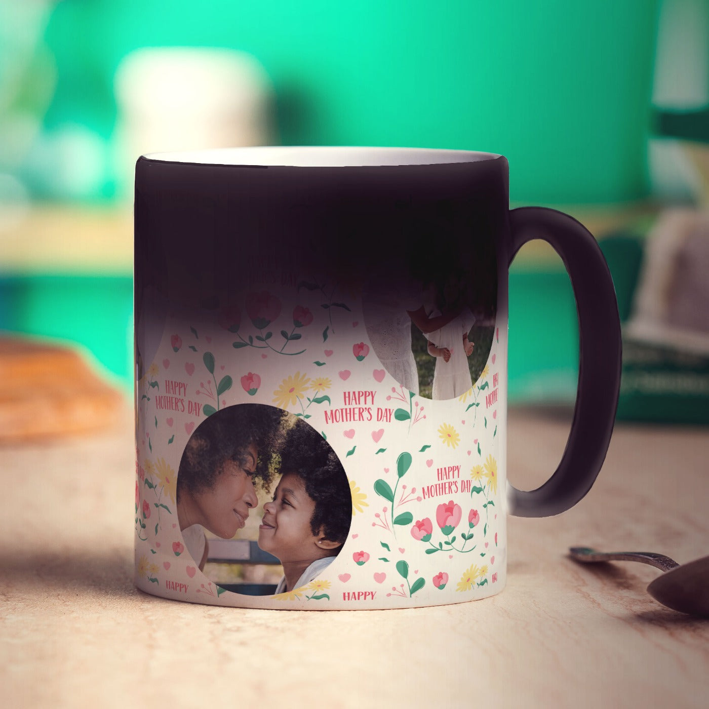 Magic Heat Sensitive 5 Photo Mother's Day Mug