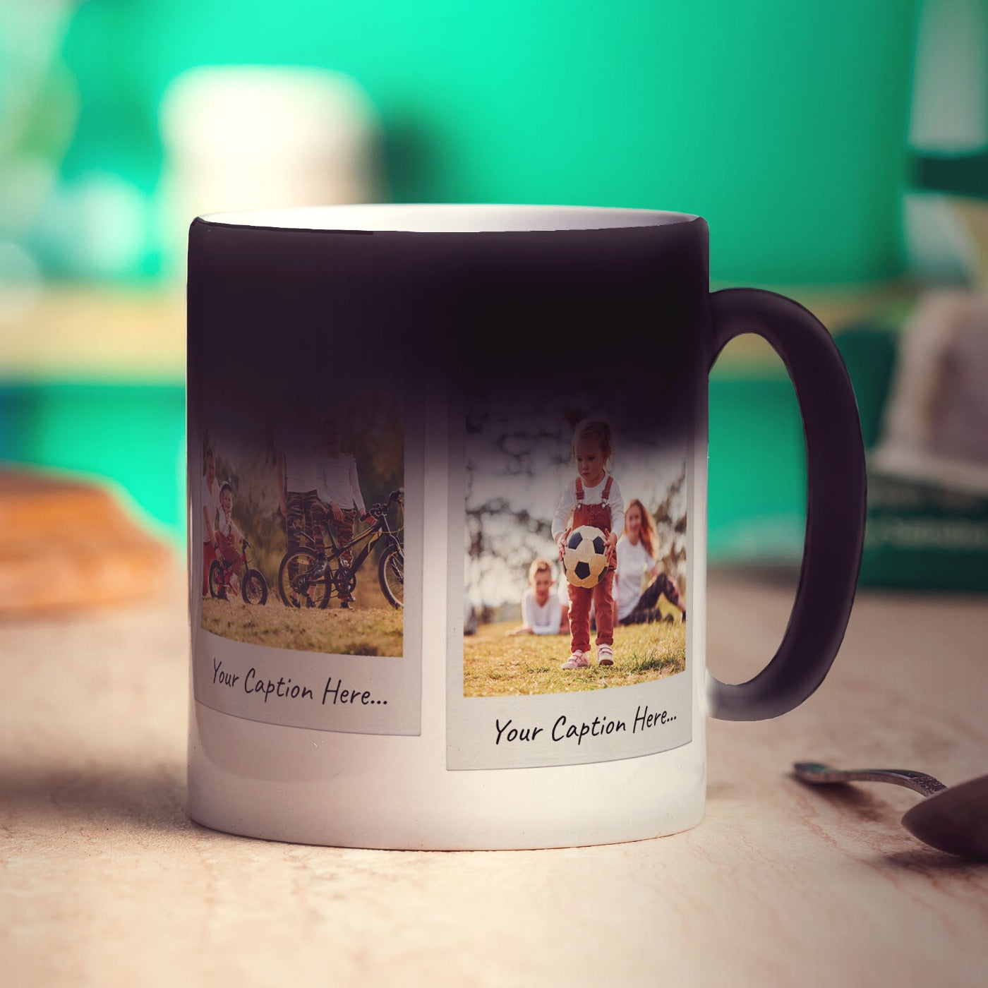 Magic Heat Sensitive Polaroid Photo Mug