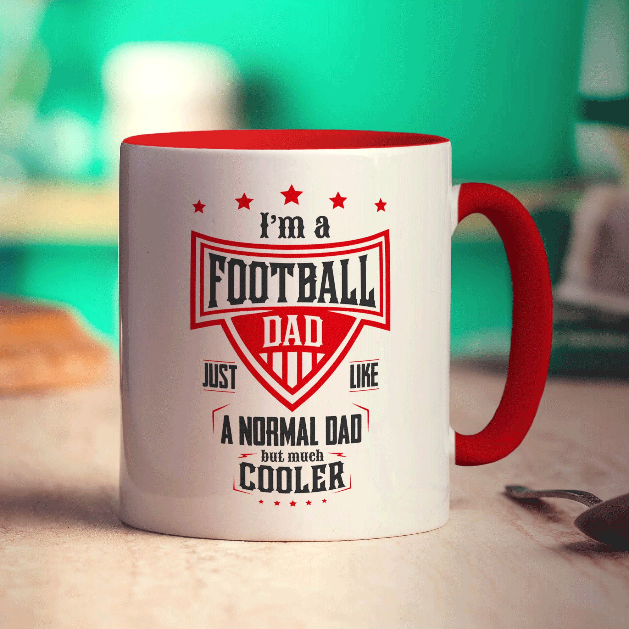 I am a Football Dad Just Like a Normal Dad But Much Cooler Mug