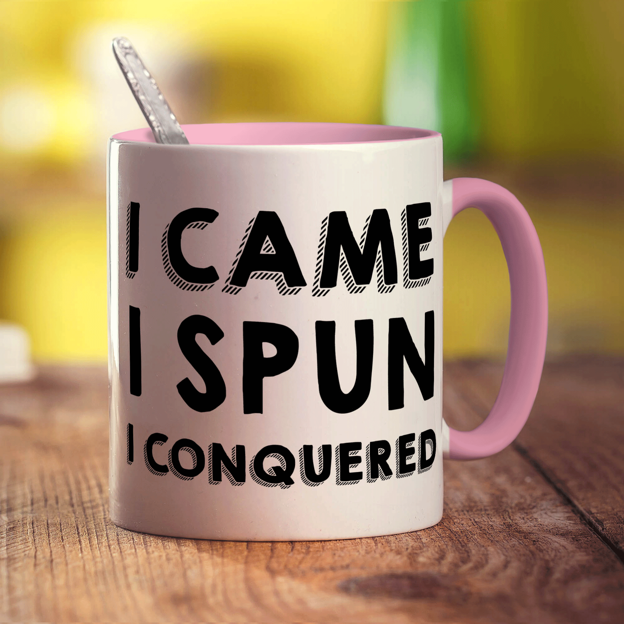 I Came, I Spun, I Conquered Mug
