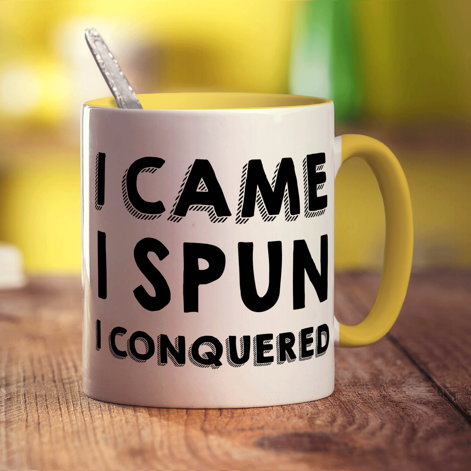 I Came, I Spun, I Conquered Mug