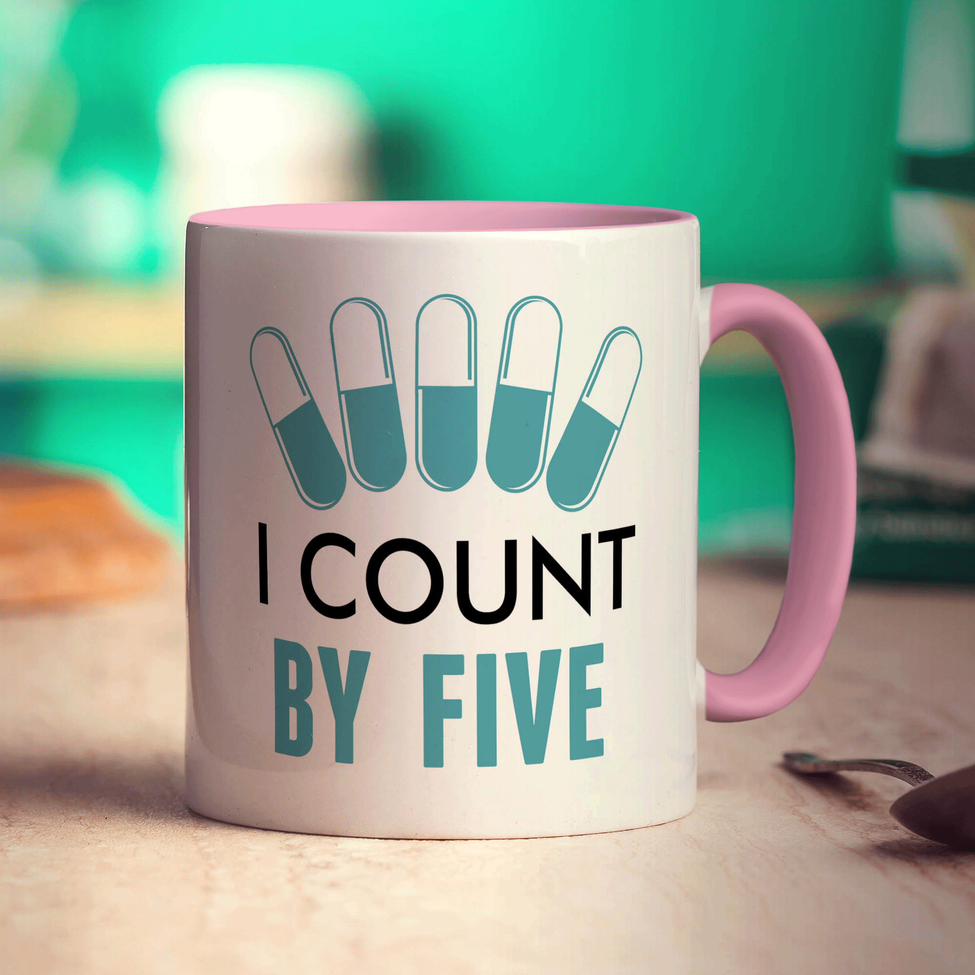 I Count By Five Mug