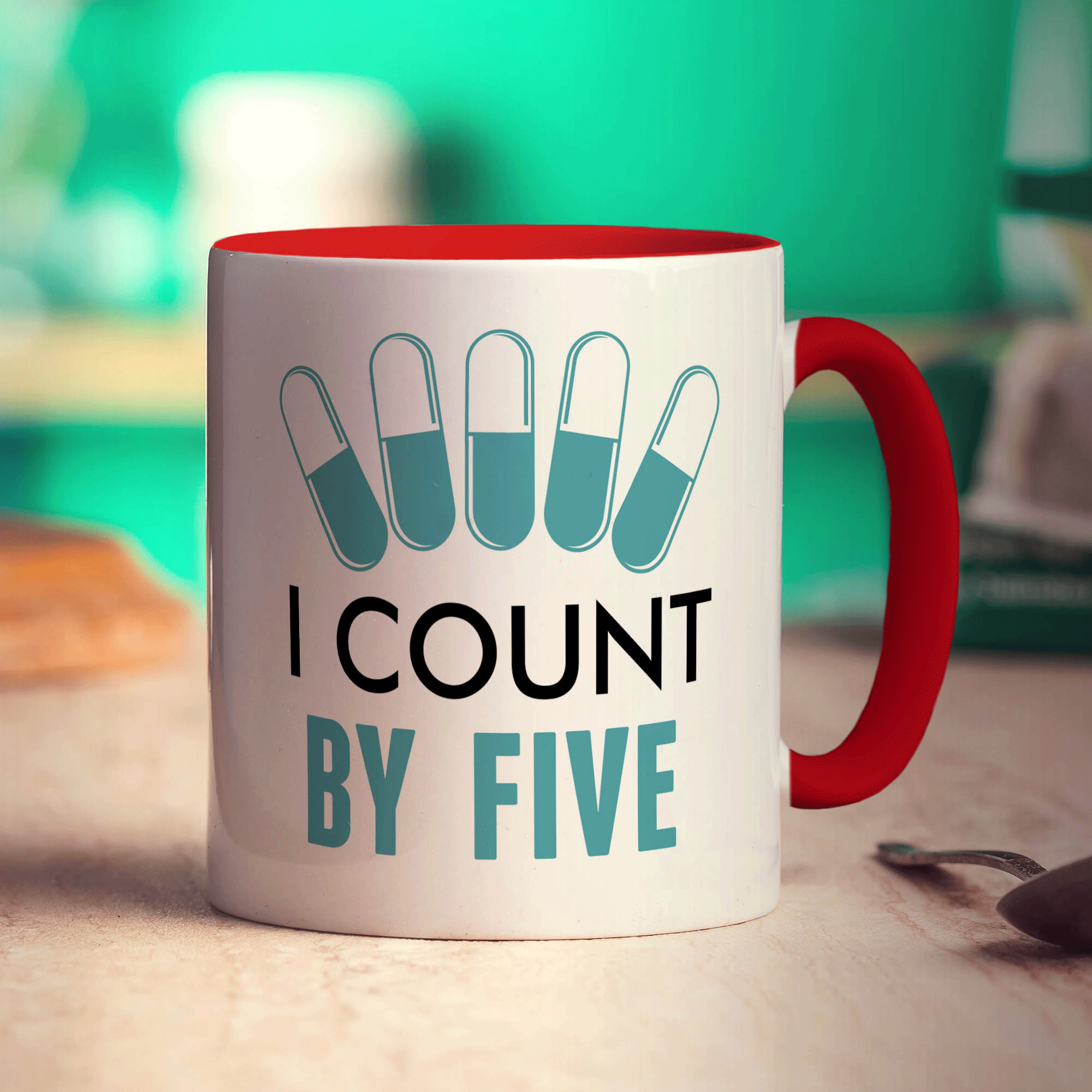I Count By Five Mug