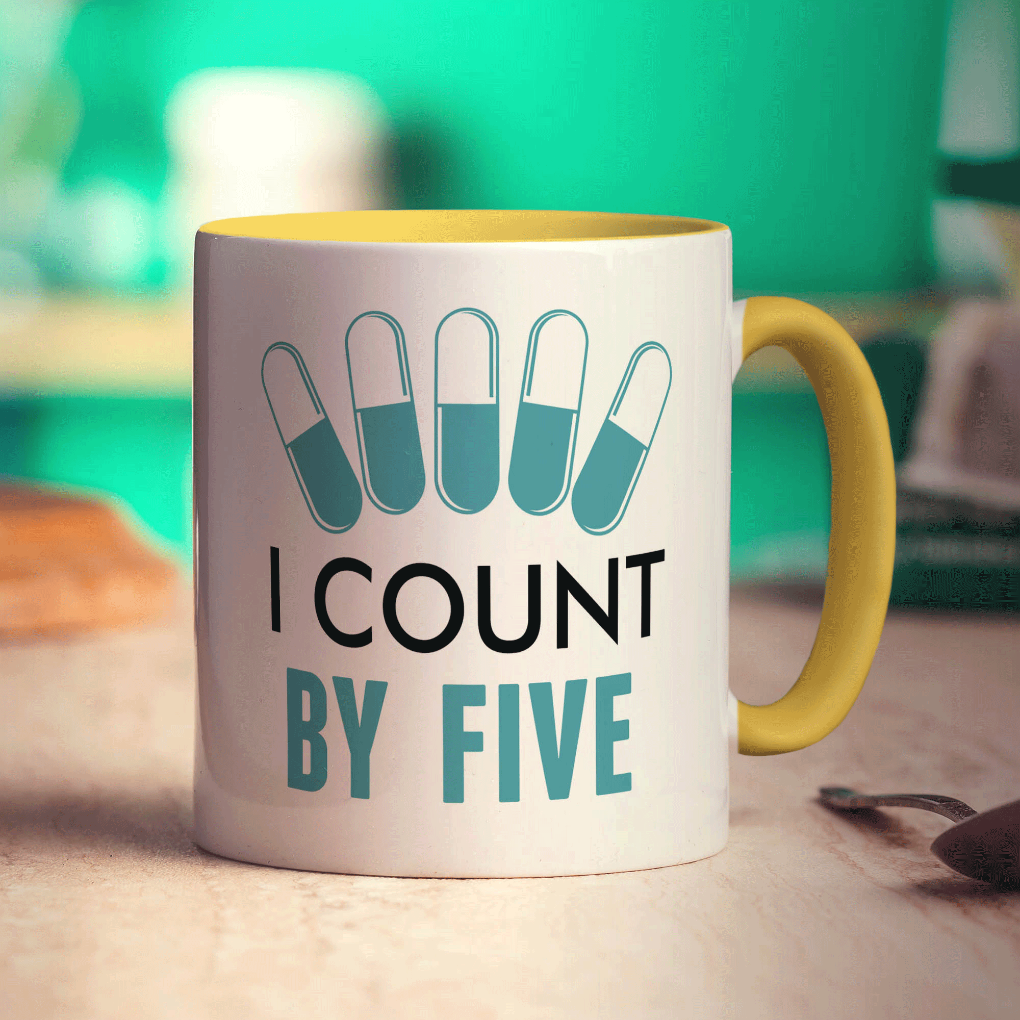 I Count By Five Mug