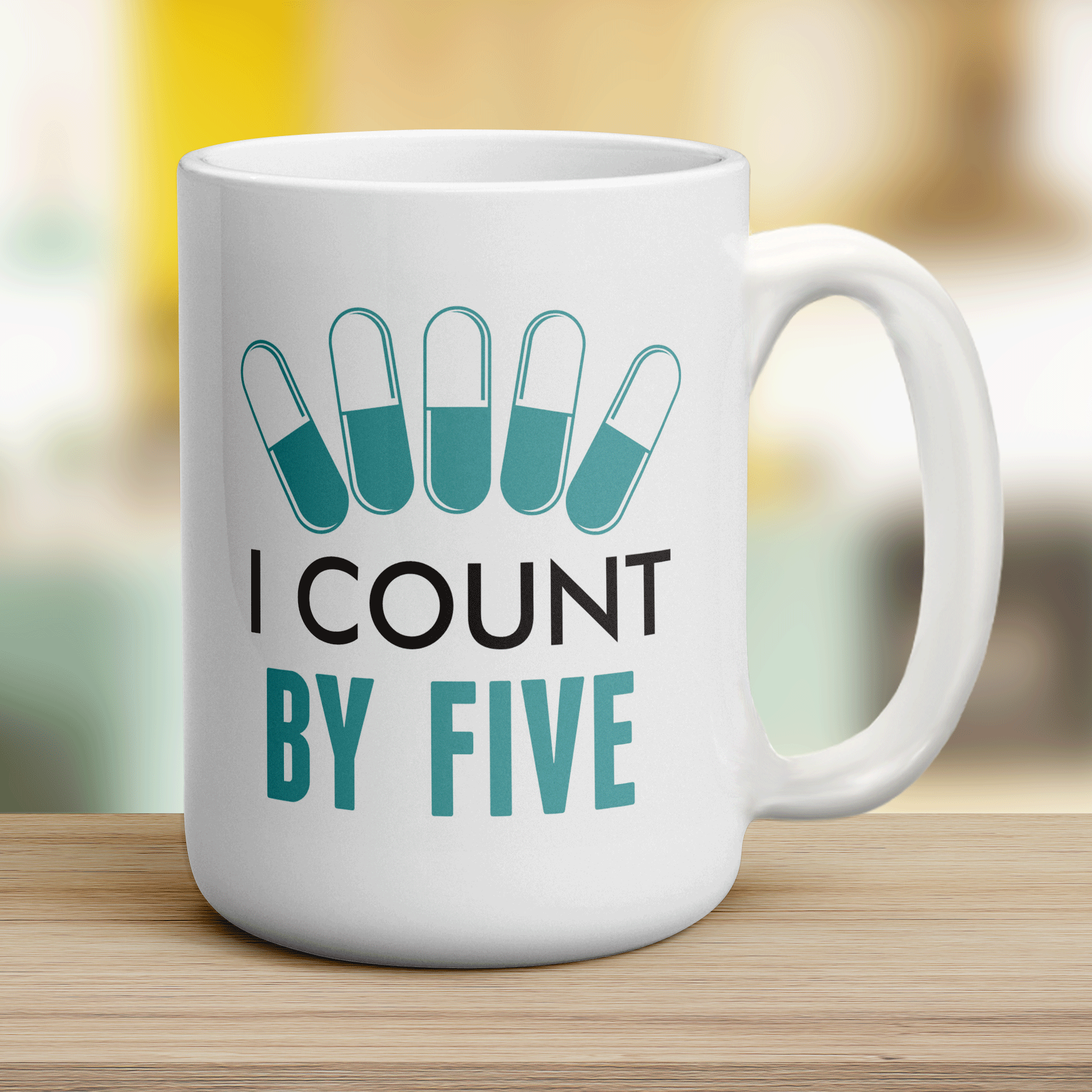 I Count By Five Mug