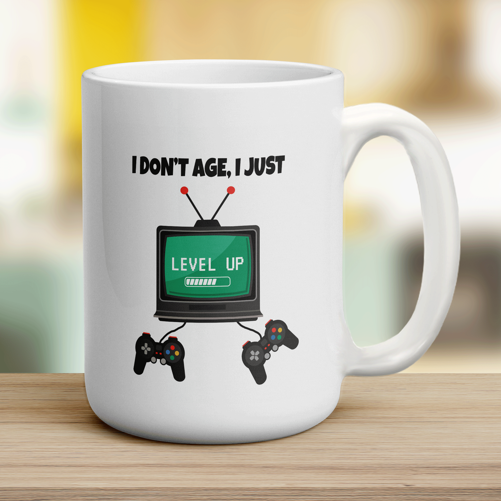 I Don't Age I Just Level Up Mug