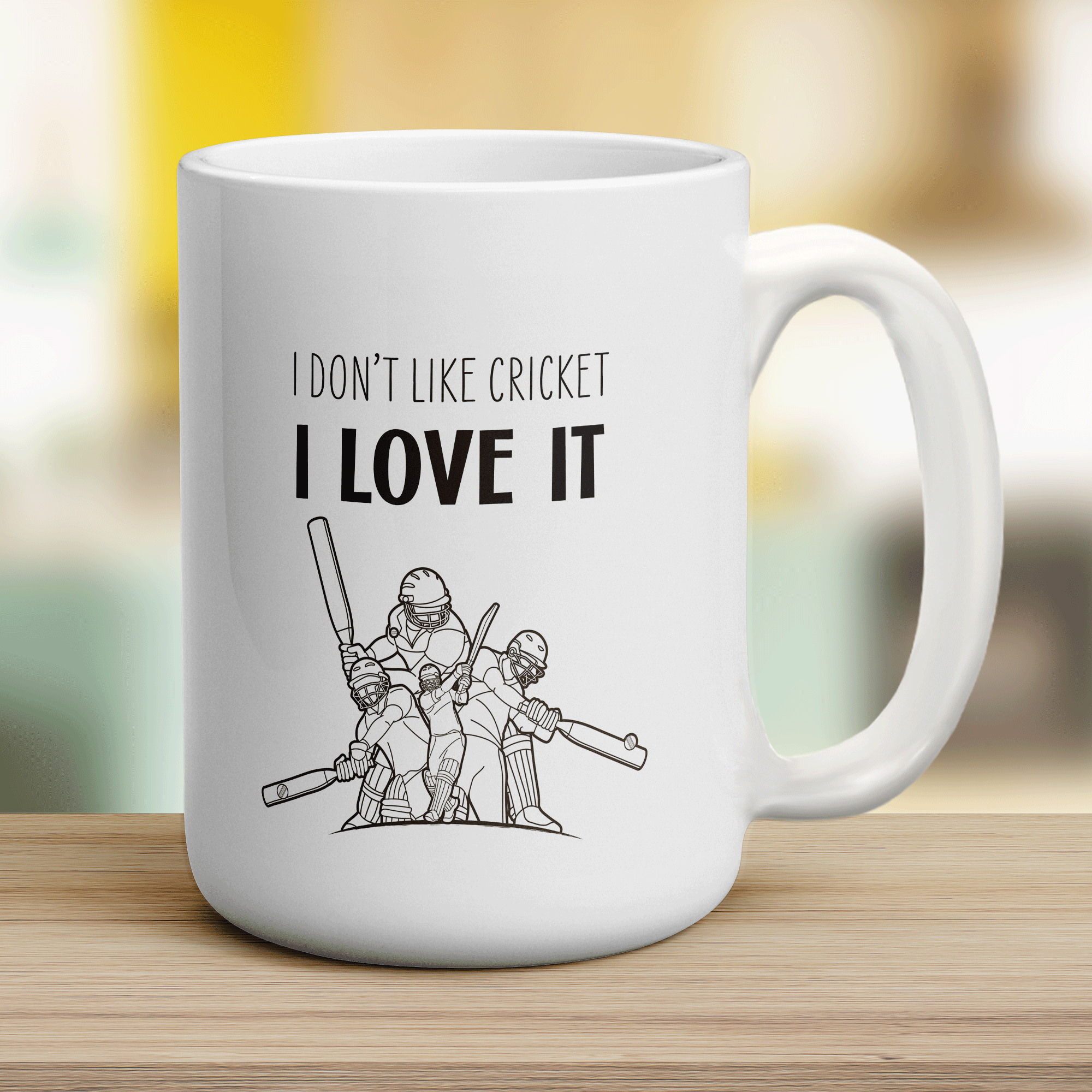I Don't Like Cricket I Love It Mug