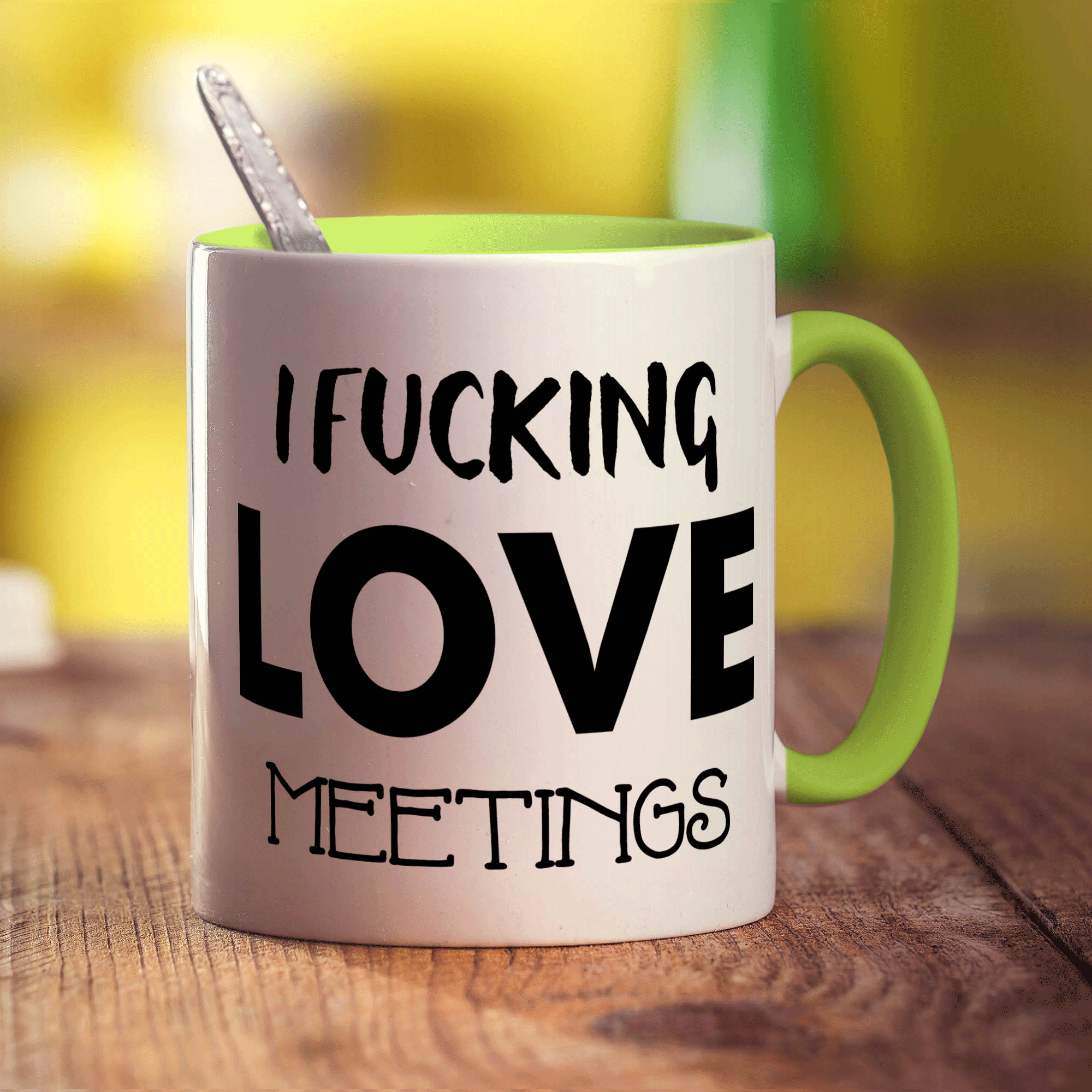 I Fucking Love Meetings Mug