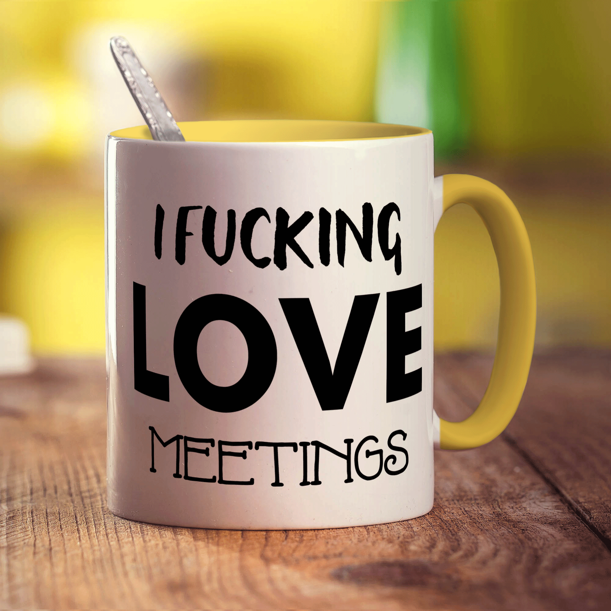 I Fucking Love Meetings Mug