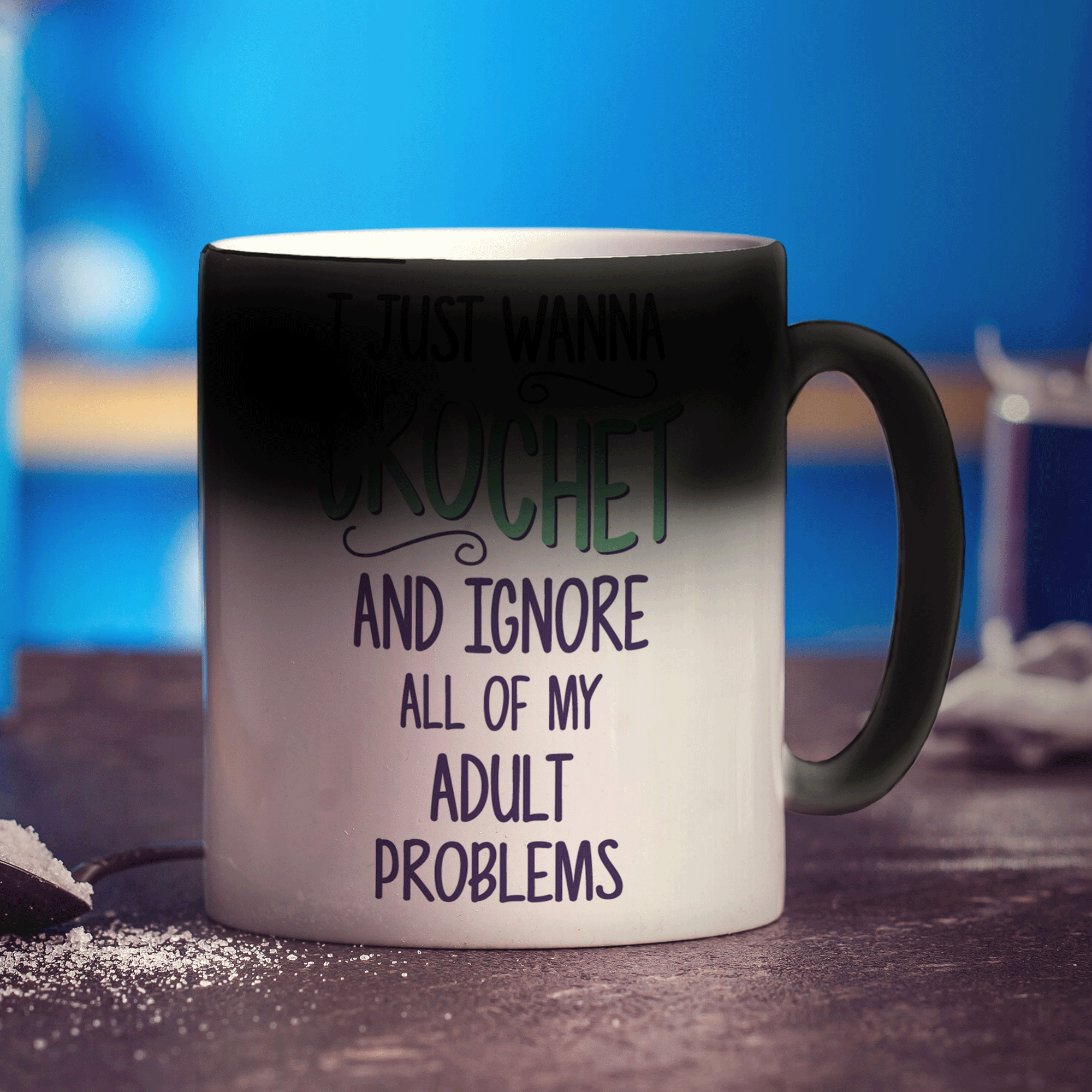 I Have O.C.D Obsessive Crocheting Disorder Mug - Standard 330ml (11oz) / Magic Mug