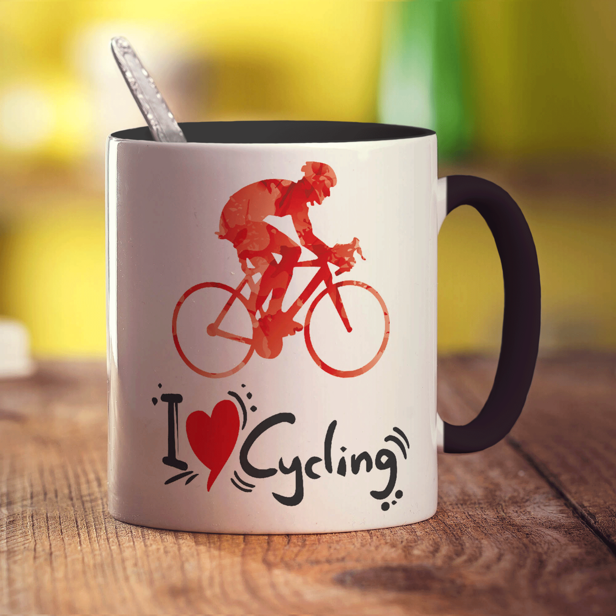 I Heart Cycling Mug