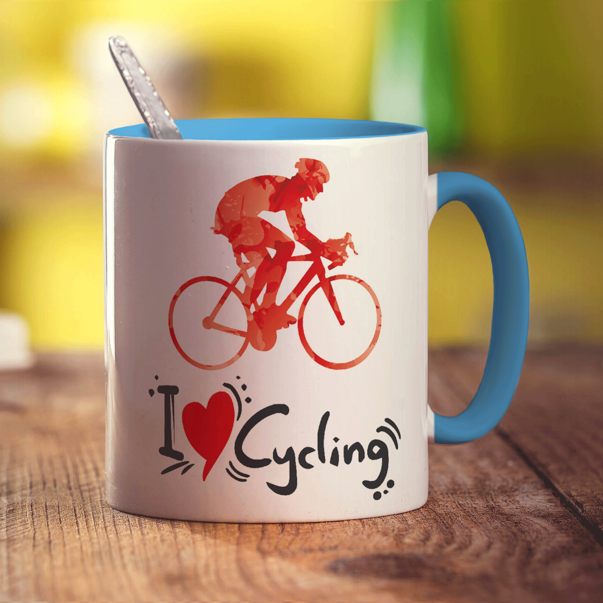 I Heart Cycling Mug