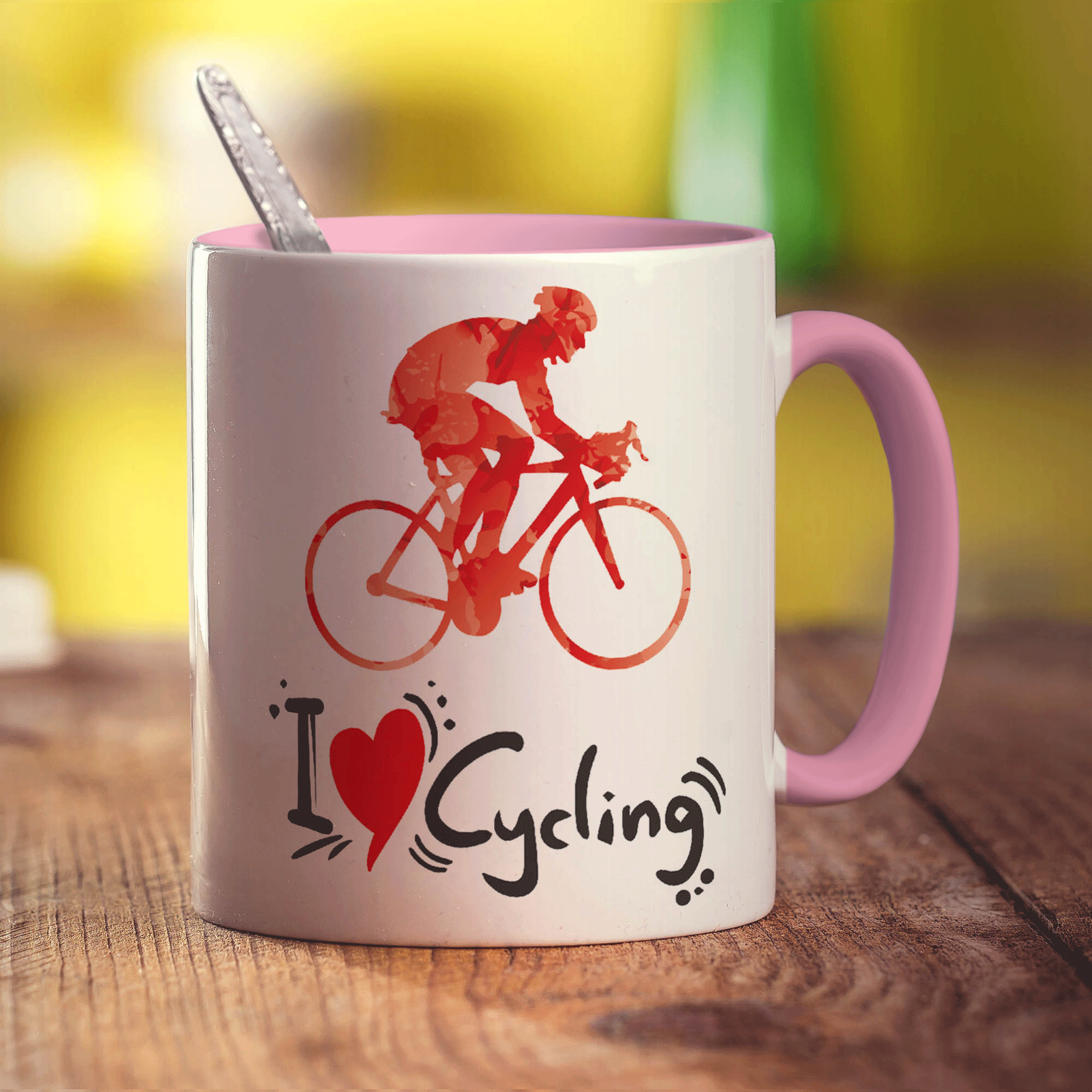 I Heart Cycling Mug