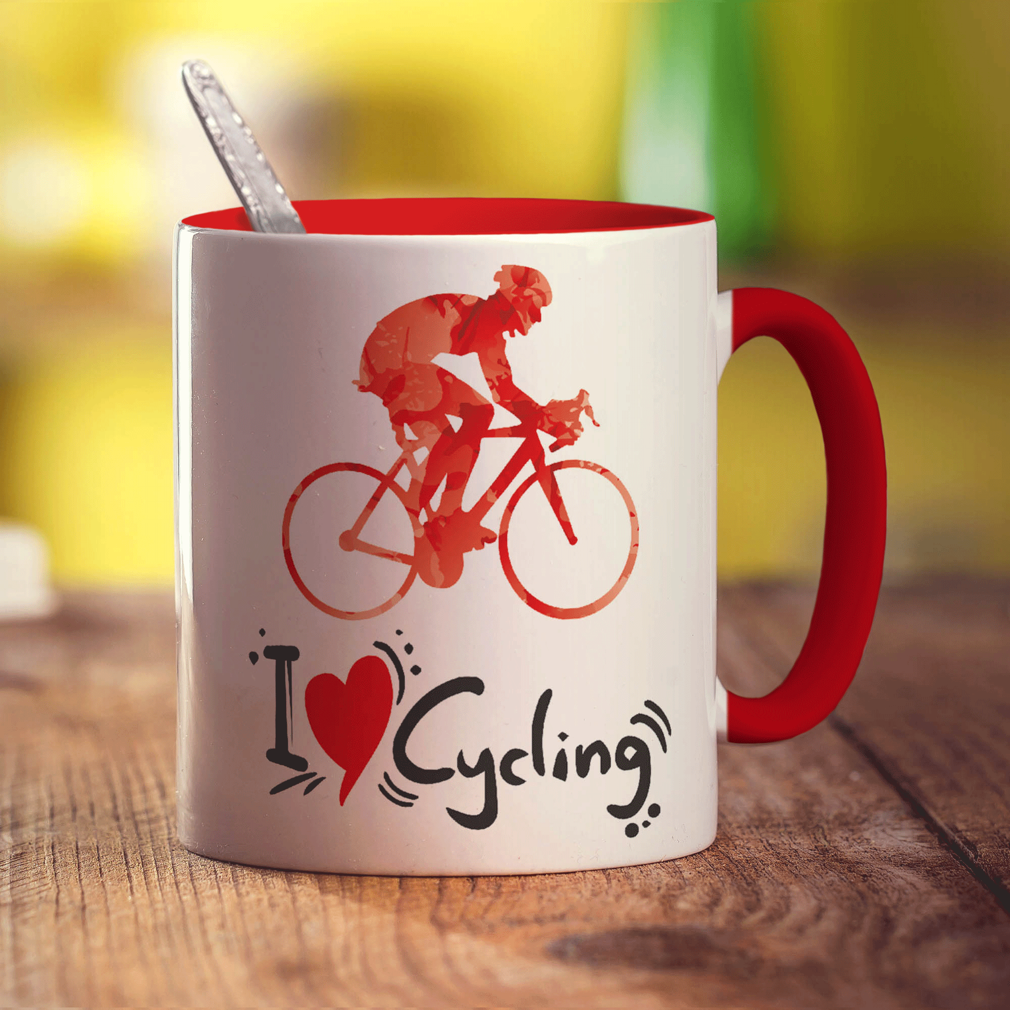 I Heart Cycling Mug